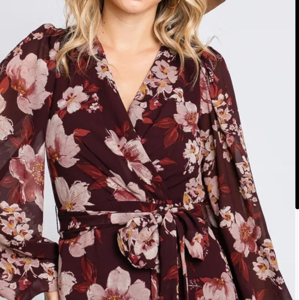 Floral Maxi Dress - Picture 3 of 6